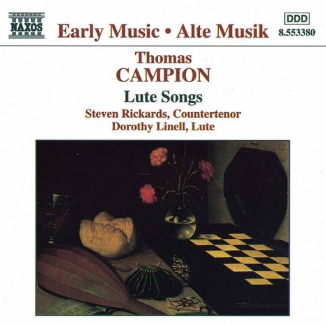 Thomas Campion (1567-1620): Lautenlieder, CD