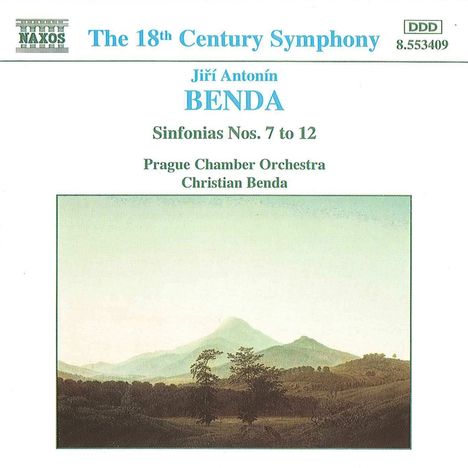 Georg Anton Benda (1722-1795): Symphonien Nr.7-12, CD