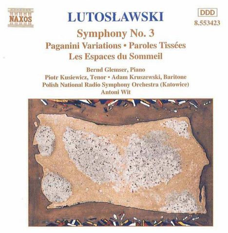 Witold Lutoslawski (1913-1994): Symphonie Nr.3, CD