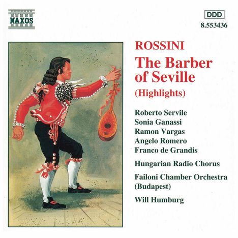 Gioacchino Rossini (1792-1868): Der Barbier von Sevilla (Ausz.), CD