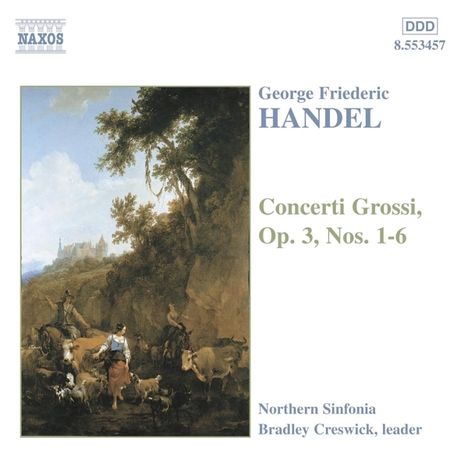 Georg Friedrich Händel (1685-1759): Concerti grossi op.3 Nr.1-6, CD