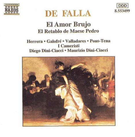 Manuel de Falla (1876-1946): El Amor Brujo, CD