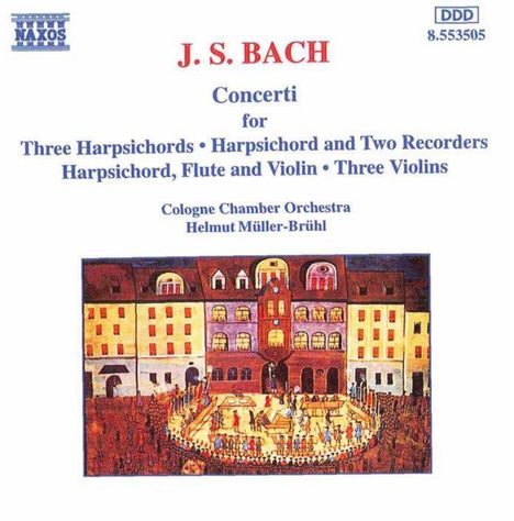 Johann Sebastian Bach (1685-1750): Cembalokonzerte BWV 1044,1057,1063, CD
