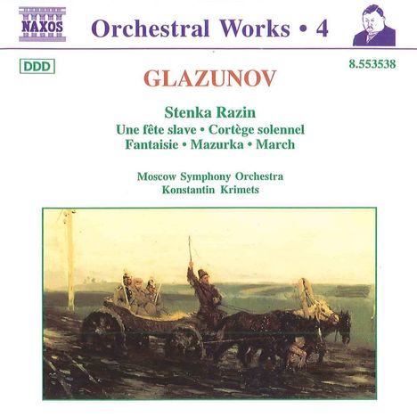 Alexander Glasunow (1865-1936): Stenka Rasin op.13, CD