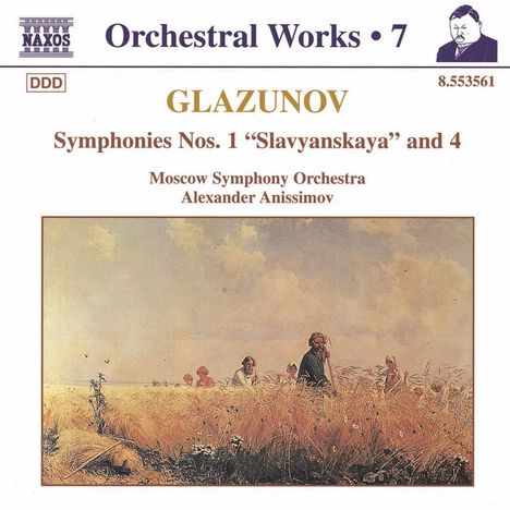 Alexander Glasunow (1865-1936): Symphonien Nr.1 &amp; 4, CD