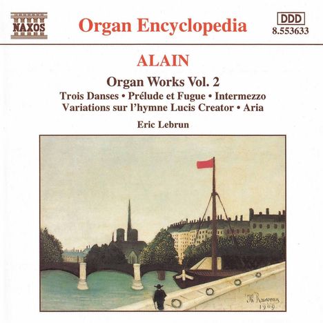 Jehan Alain (1911-1940): Sämtliche Orgelwerke Vol.2, CD