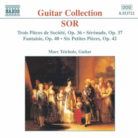 Fernando Sor (1778-1839): Gitarrenwerke, CD