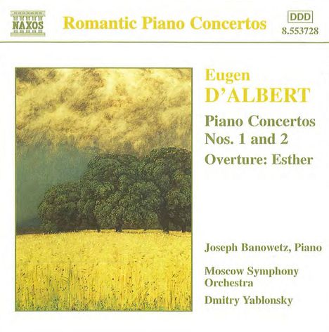 Eugen D'Albert (1864-1932): Klavierkonzerte Nr.1 &amp; 2, CD