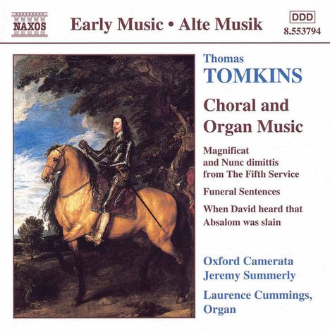 Thomas Tomkins (1572-1656): Geistliche Musik, CD