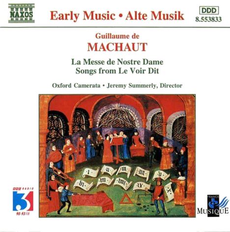 Guillaume de Machaut (1300-1377): Messe Nostre Dame, CD