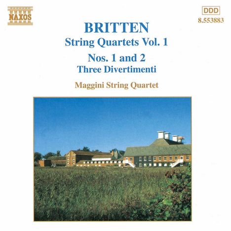 Benjamin Britten (1913-1976): Sämtliche Werke für Streichquartett Vol.1, CD