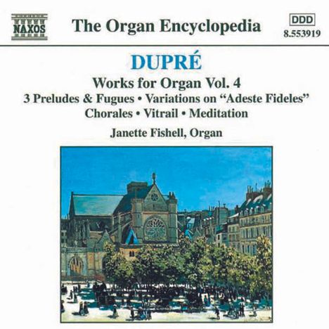 Marcel Dupre (1886-1971): Orgelwerke Vol.4, CD