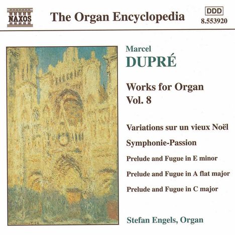 Marcel Dupre (1886-1971): Orgelwerke Vol.8, CD