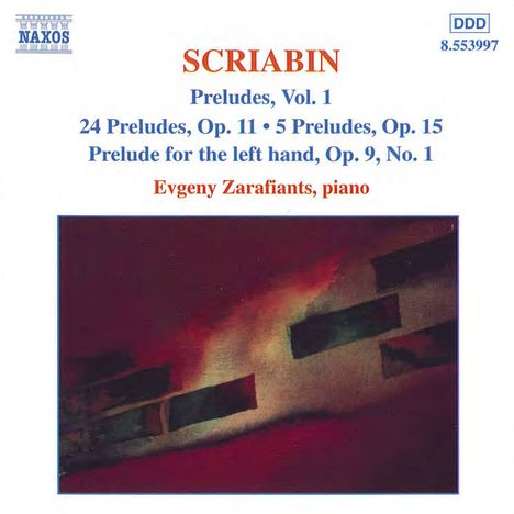 Alexander Scriabin (1872-1915): Preludes Vol.1, CD