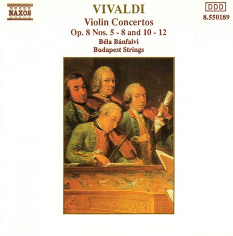 Antonio Vivaldi (1678-1741): Concerti op.8 Nr.5-8,10-12, CD