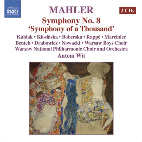 Gustav Mahler (1860-1911): Symphonie Nr.8, 2 CDs