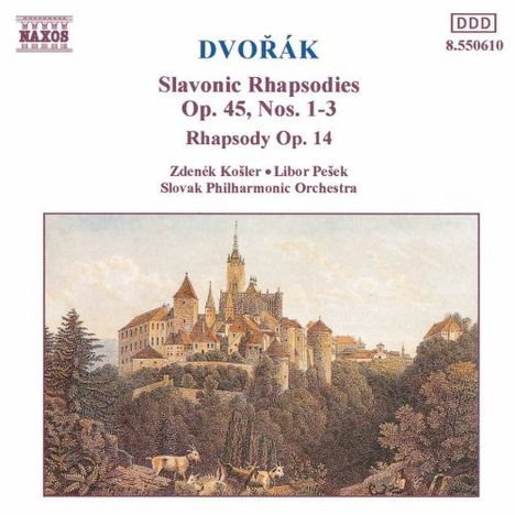 Slovak Po/Kosler/Pesek: Dvorak;slavonic Rhapsod, CD