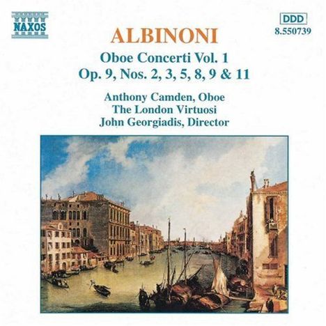 Tomaso Albinoni (1671-1751): Oboenkonzerte op.9 Nr.2,3,5,8,9,11, CD