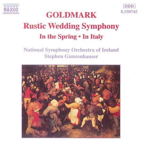Karl Goldmark (1830-1915): Symphonie Nr.1 "Ländliche Hochzeit" op.26, CD