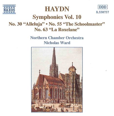 Joseph Haydn (1732-1809): Symphonien Nr.30,55,63, CD