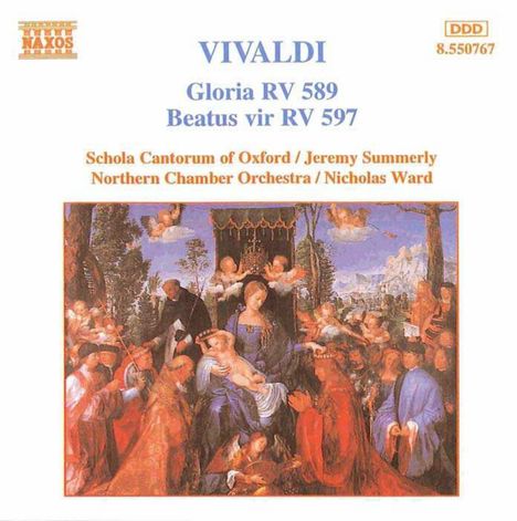 Antonio Vivaldi (1678-1741): Gloria RV 589, CD