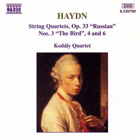 Joseph Haydn (1732-1809): Streichquartette Nr.39,40,42 (op.33 Nr.3,4,6), CD