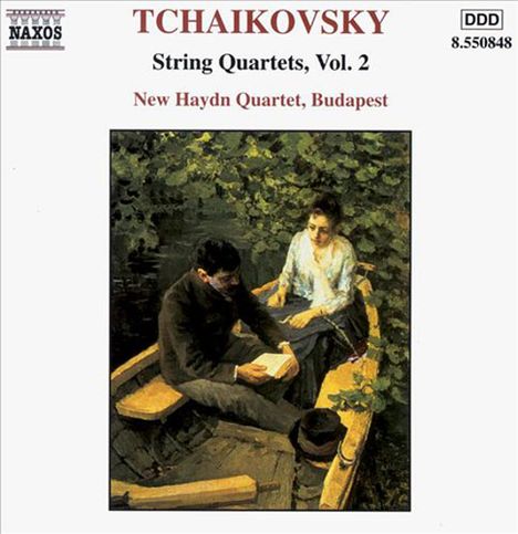 Peter Iljitsch Tschaikowsky (1840-1893): Die Streichquartette Vol.2, CD