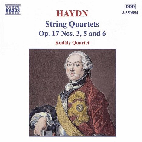 Joseph Haydn (1732-1809): Streichquartette Nr.27,29,30 (op.17 Nr.3,5,6), CD