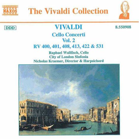 Antonio Vivaldi (1678-1741): Cellokonzerte Vol.2, CD