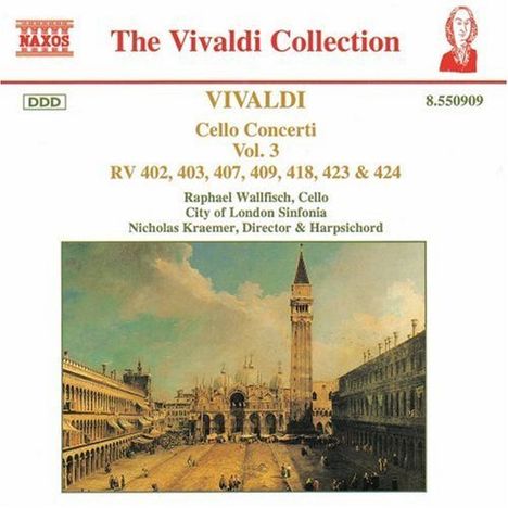 Antonio Vivaldi (1678-1741): Cellokonzerte Vol.3, CD