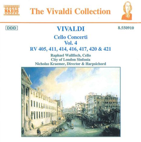 Antonio Vivaldi (1678-1741): Cellokonzerte Vol.4, CD