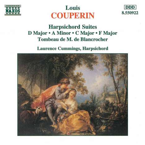 Louis Couperin (1626-1661): Cembalosuiten C-dur,D-dur,F-dur,a-moll, CD