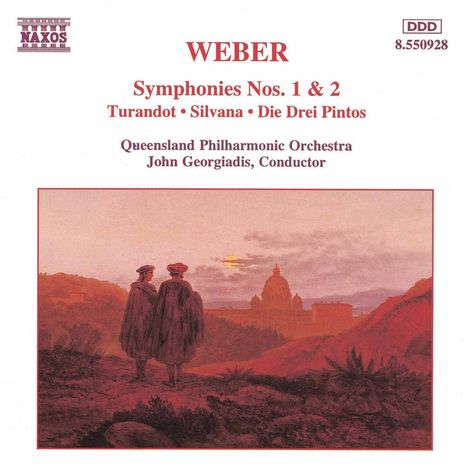 Carl Maria von Weber (1786-1826): Symphonien Nr.1 &amp; 2, CD