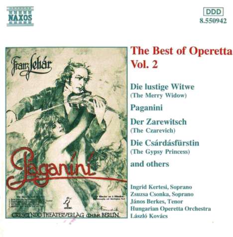 Best of Operetta 2, CD