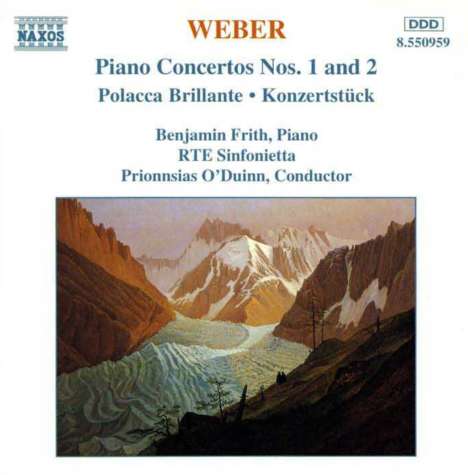 Carl Maria von Weber (1786-1826): Klavierkonzerte Nr.1 &amp; 2, CD