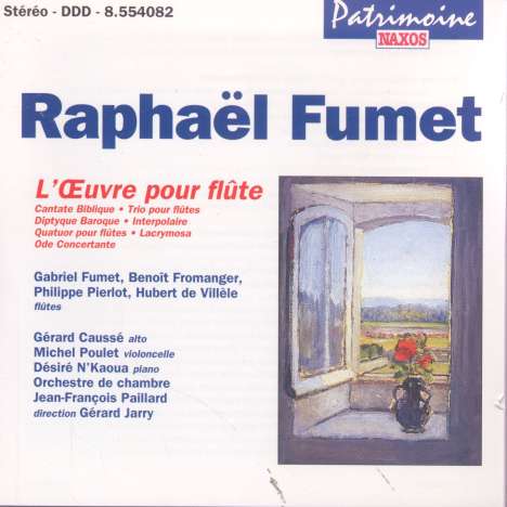 Raphael Fumet (1898-1979): Ode Concertante für Flöte &amp; Streicher, CD