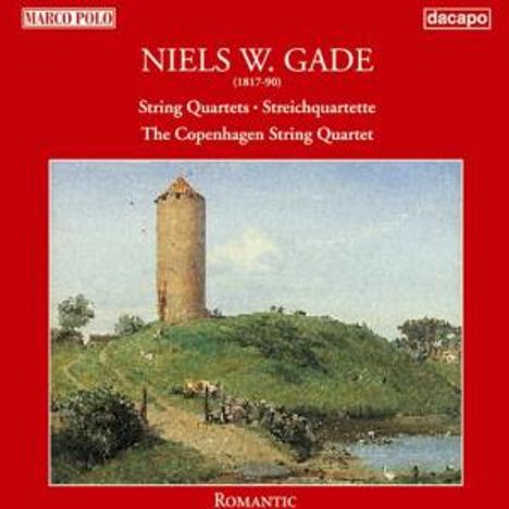 Niels Wilhelm Gade (1817-1890): Die 3 Streichquartette, CD
