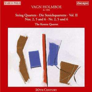 Vagn Holmboe (1909-1996): Streichquartette Nr.2,5,6, CD