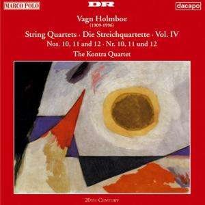 Vagn Holmboe (1909-1996): Streichquartette Nr.10-12, CD