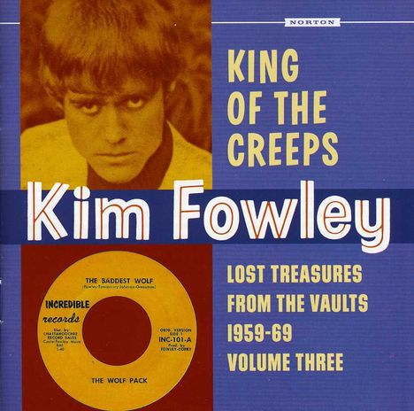 King Of The Creeps: Lost Treasures From The Vaults 1959 - 1969 Volume Three, CD