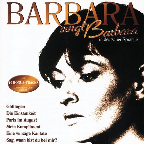 Barbara (1930-1997): Barbara singt Barbara in deutscher Sprache, CD