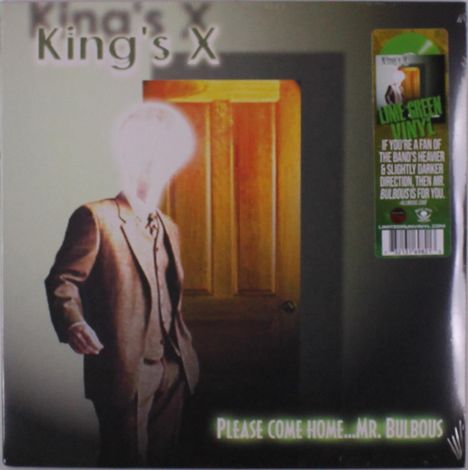 King's X: Please Come Home...Mr. Bulbous (Limited Edition) (Lime Green Vinyl), LP