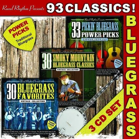 93 Classics! Bluegrass, 3 CDs