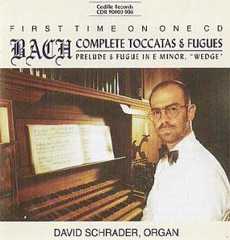 Johann Sebastian Bach (1685-1750): Toccaten &amp; Fugen BWV 538,540,564,565, CD