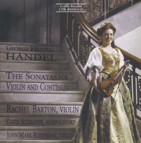 Georg Friedrich Händel (1685-1759): Violinsonaten op.1 Nr.3,6,10,12,13,14, CD
