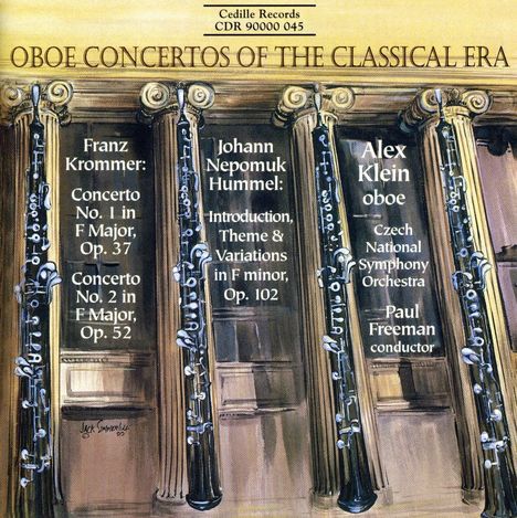 Franz Krommer (1759-1831): Oboenkonzerte opp.37 &amp; 52, CD