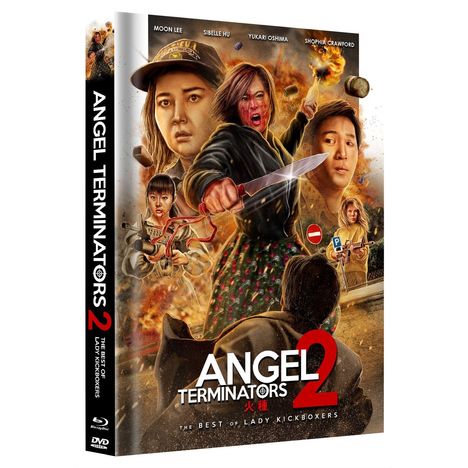 Angel Terminators II (Blu-ray & DVD im Mediabook), 1 Blu-ray Disc und 1 DVD