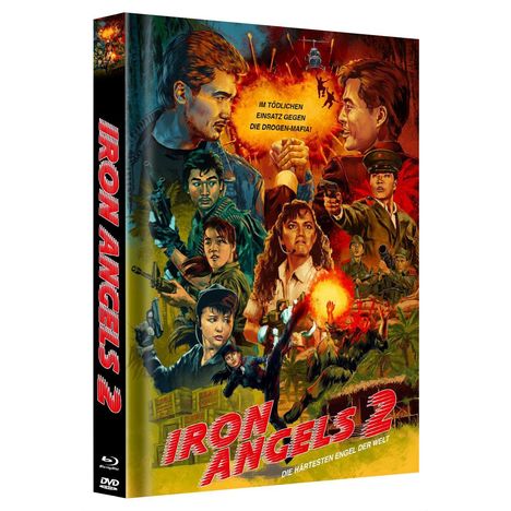 Iron Angels 2 (Blu-ray & DVD im Mediabook), 1 Blu-ray Disc und 1 DVD