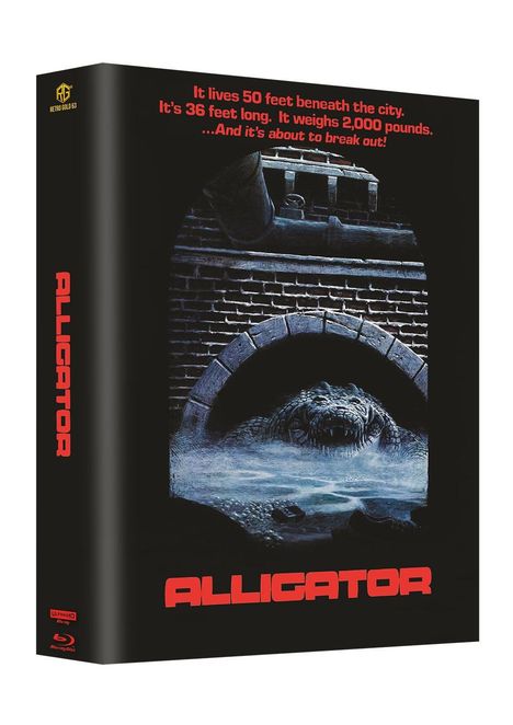 Der Horror-Alligator (Ultra HD Blu-ray & Blu-ray im Mediabook), 1 Ultra HD Blu-ray und 1 Blu-ray Disc
