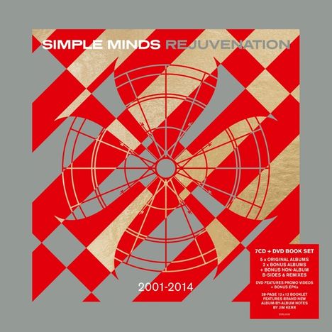 Simple Minds: Rejuvenation 2001 - 2014 (Hardcover Book), 7 CDs und 1 DVD